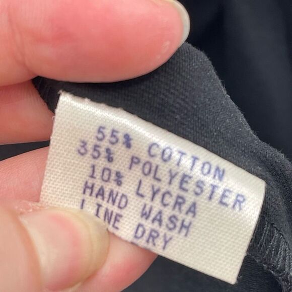 PG Collections by Ginger Bort vintage Cardigan Sweater Stretch Button Up Black 1 - Picture 8 of 12